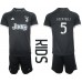 Billige Juventus Manuel Locatelli #5 Børnetøj Tredjetrøje til baby 2023-24 Kortærmet (+ korte bukser)